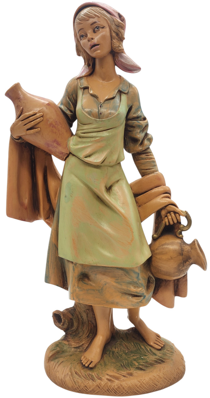 Vintage 13" Judith with Water Jug Figurine Fontanini Heirloom Nativity 1980